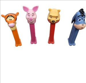 PEZ Candy Dispenser 90s-2000s Disney Winnie the Pooh Tigger Eeyore Piglet